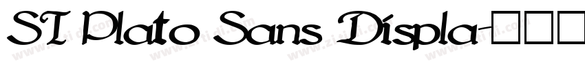 ST Plato Sans Displa字体转换